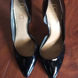 BCBG Black Patent Shoe